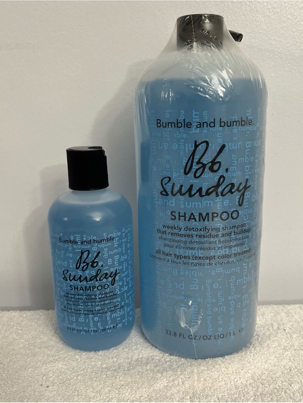 Bumble and bumble Sunday Clarifying Shampoo Set Of 2 Jumbo Size And Small Size